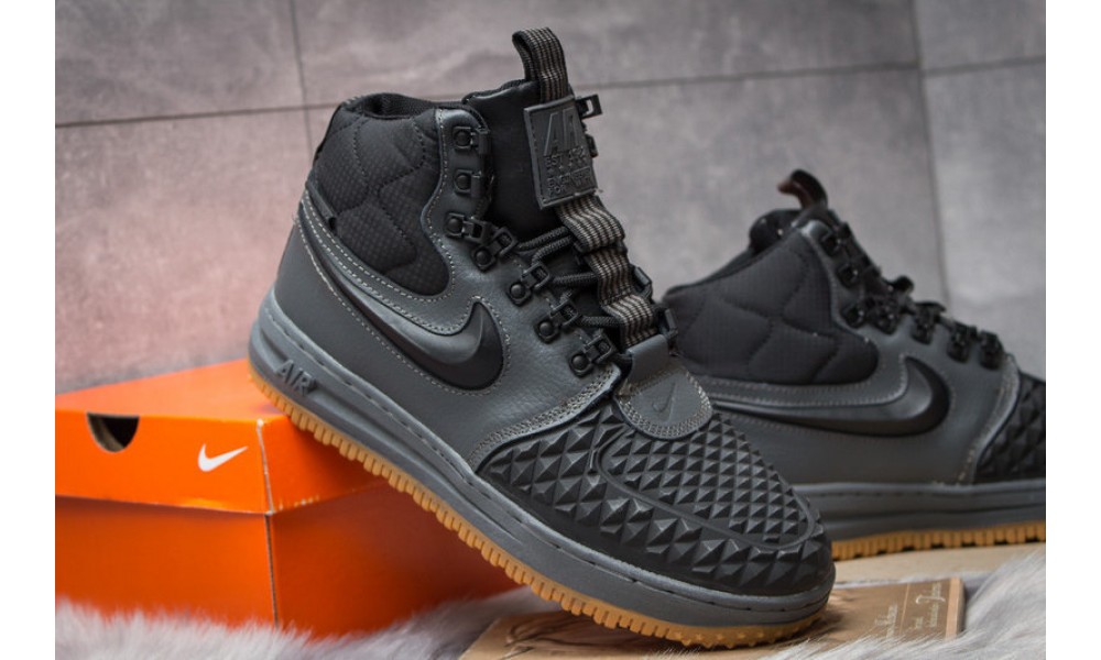 Nike Air Force 1 Lunar Duckboot Black Grey